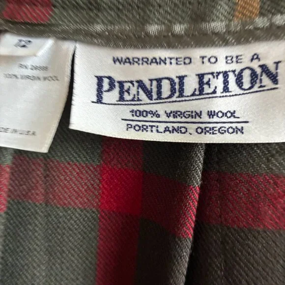Pendleton 100% Virgin Wool Pleated Skirt – Size 12 - Picture 3 of 3